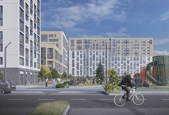 2-к. квартира, 63,4 м², 4/14 эт.