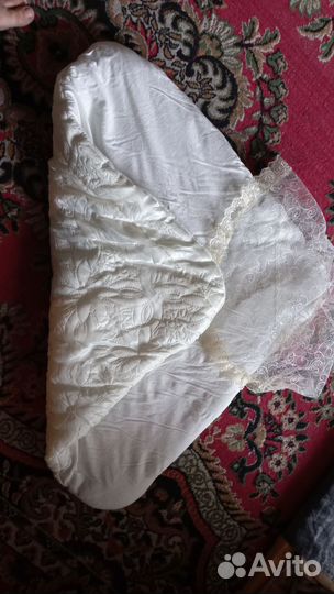 Конверт одеяло на выписку зимнее