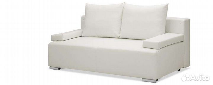 Диван из экокожи белой Мадейра