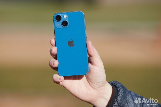 Айфон 13 синий фото в живую iPhone 13 mini 128GB (Новый/Магазин/Гарантия) купить в Туле Электроника Авито