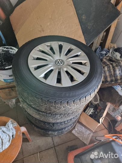 Зимние шины Диски r15 5/112 volkswagen