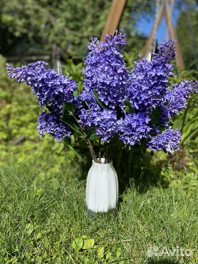 Интерьерная сирень копия живого цветка