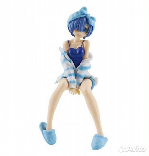 Аниме фигурка Рем Re:Zero Ram blue