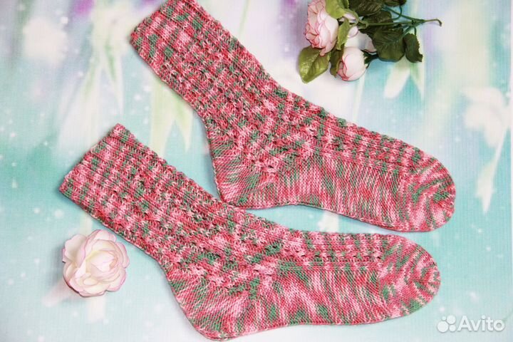 Носки вязаные женские