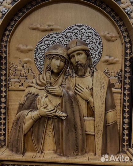 Икона Петр и Феврония