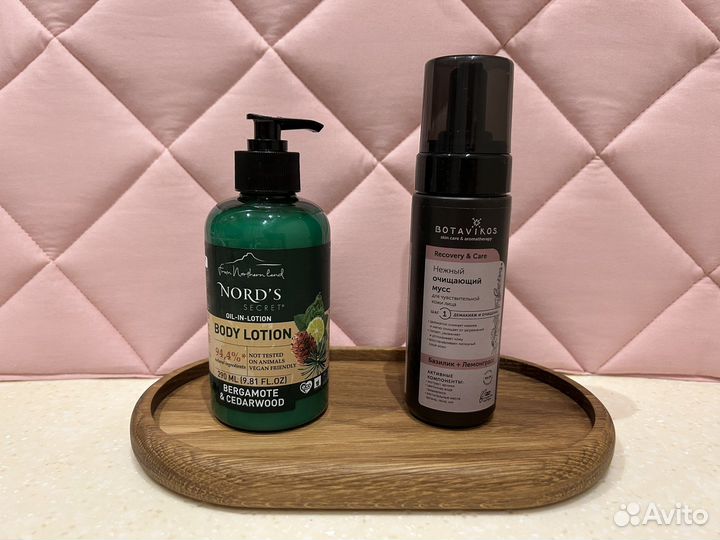 Лосьон для тела и очищающий мусс для лица