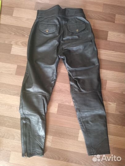 Мотоштаны кожаные унисекс