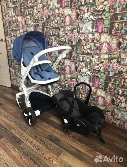 Коляска 0+ трансформер реверсивный блок + автолюль