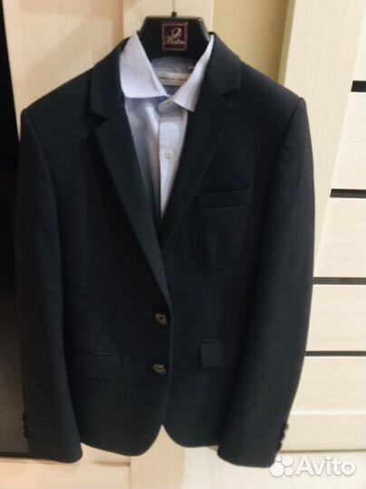 Школьный костюм Бостон для мальчика серый 152