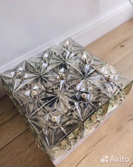 Люстра хрустальная Искра квадрат