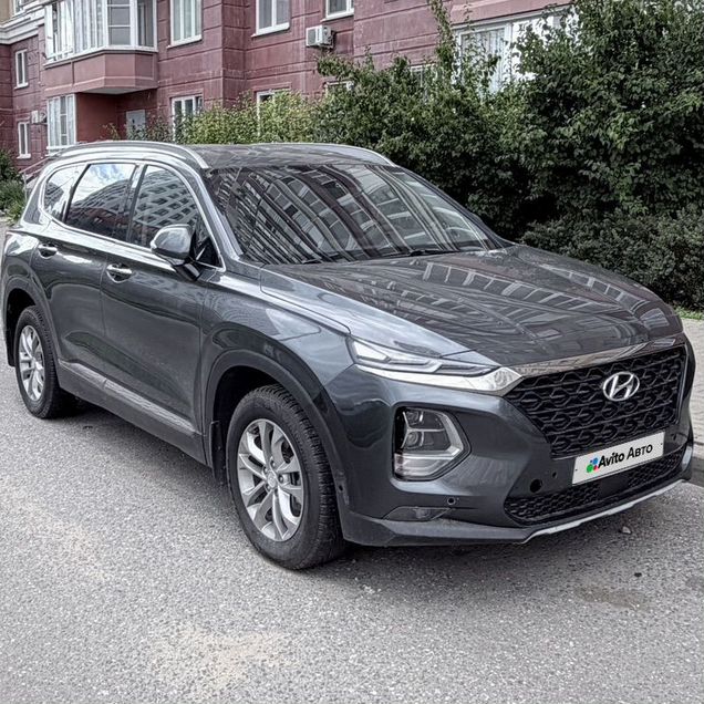 Hyundai Santa Fe 2.2 AT, 2020, 97 500 км