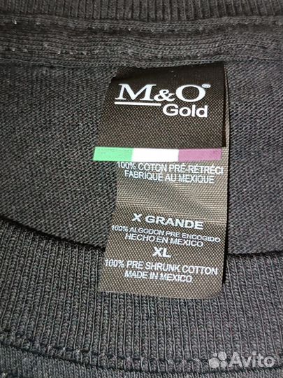 Футболка мужская новая XL M&O Gold оригинал