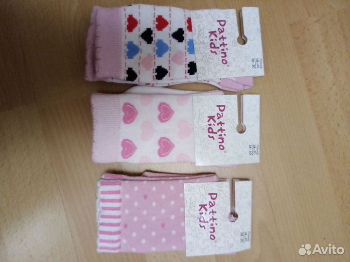 Носки детские размеры разные