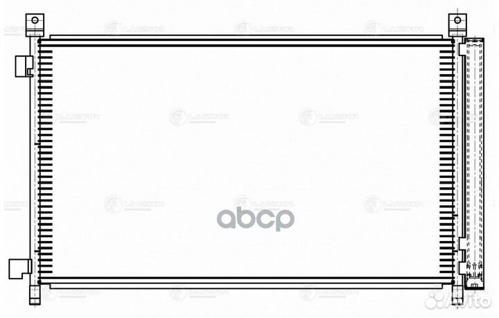 Радиатор кондиционера nissan X-trail 2014 2.0