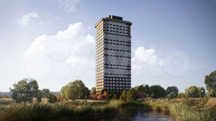 2-к. квартира, 64,7 м², 25/25 эт.