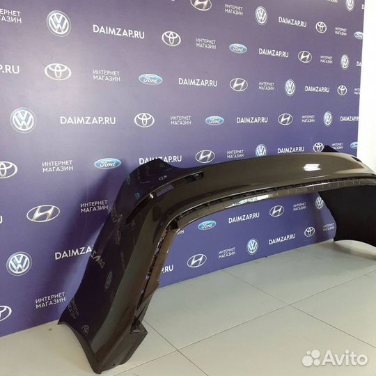 Бампер задний Kia Rio 2015-2017 кофейный