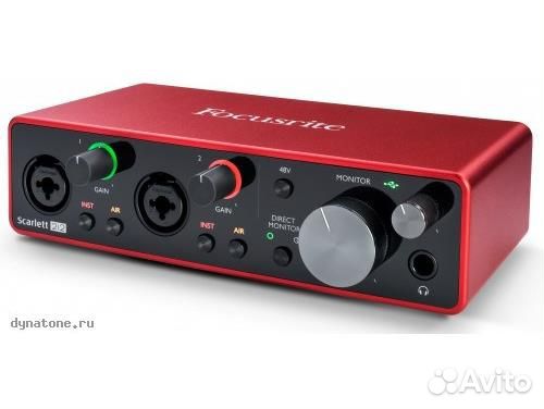 Focusrite Scarlett 2i2 3rd Gen аудио интерфейс USB