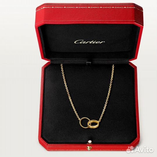 Cartier love подвеска колье