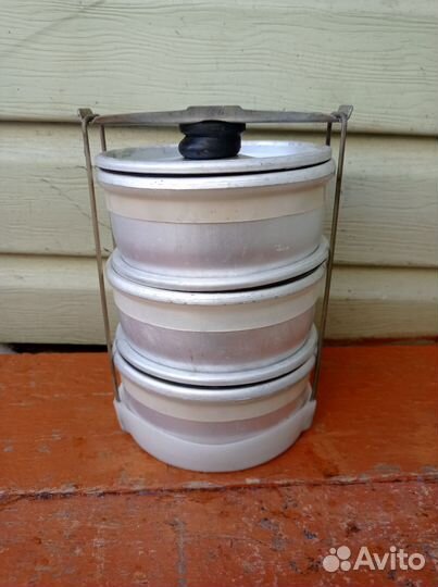 Контейнер пищевой, алюминиевый, советский