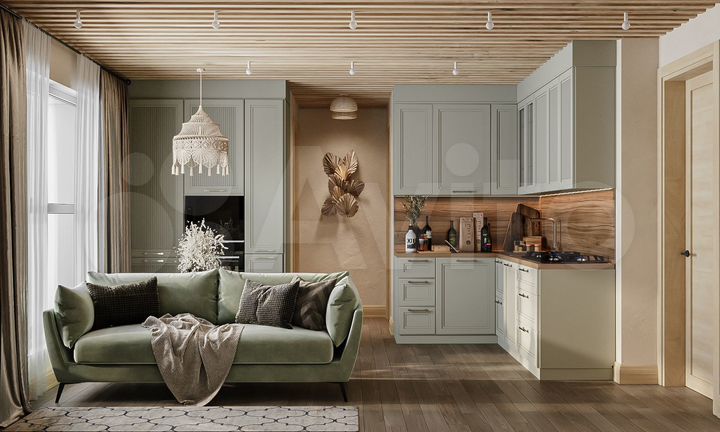 2-к. квартира, 64 м², 3/19 эт.