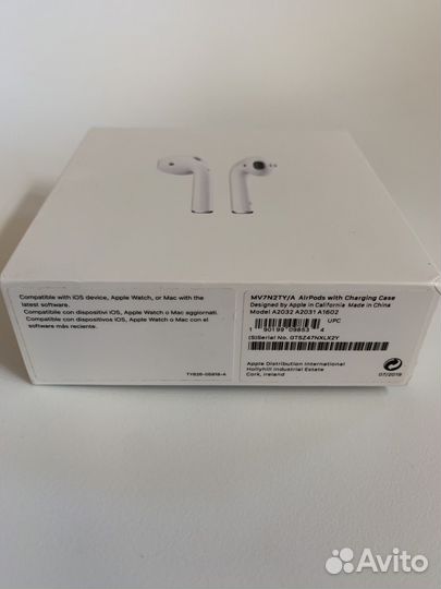 Наушники apple airpods 2