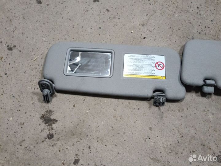 Козырёк солнцезащитный LR hyundai solaris 1