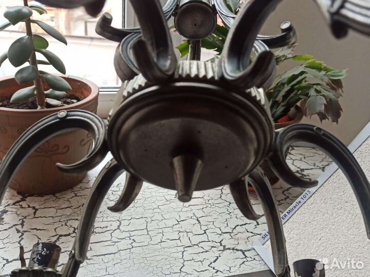 Люстра зик Уральская рябинушка без плафонов 6 рожк