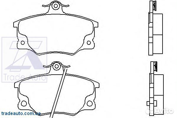 Brembo P 23 017 Комплект тормозных колодок дисковы