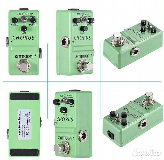 Педаль эффекта хорус ammoon analog nano chorus