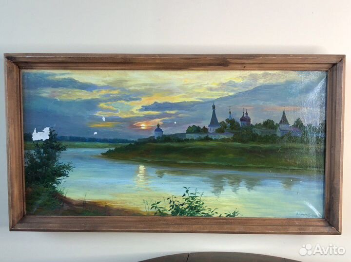 Картина В.Д. Калинин «Старицкие силуэты»1999 г