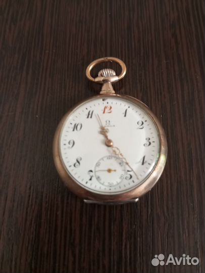 Старинные карманные часы Omega Швейцария