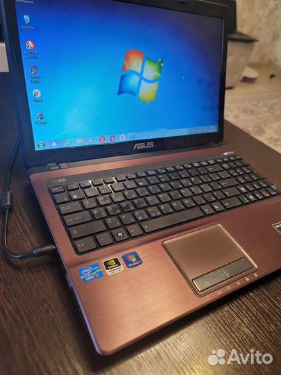 Asus k53s i7/2 видео/ssd/16 озу