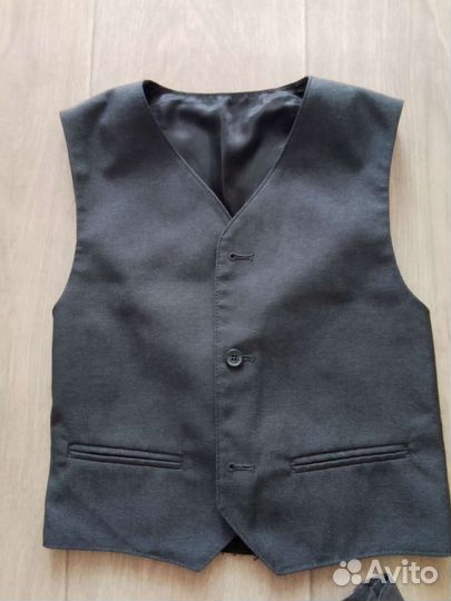 Костюм жилетка и шорты 116-122