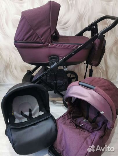 Коляска Adamex Emilio Deluxe 2 в 1. Эксклюзив