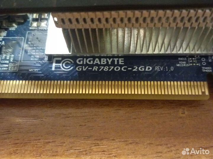 Видеокарта radeon HD 7870 на запчасти