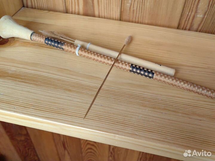 Индейская трубка для плевания ядом кураре