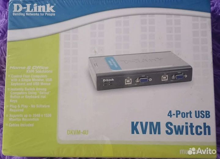 D-Link KVM переключатель