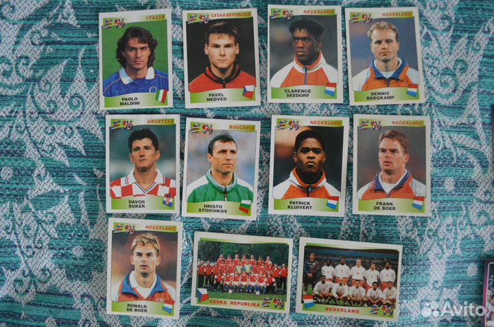 Наклейки Panini Euro 96 2012 Fifa 2014