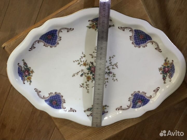 Блюдо фарфор богемия чехословакия