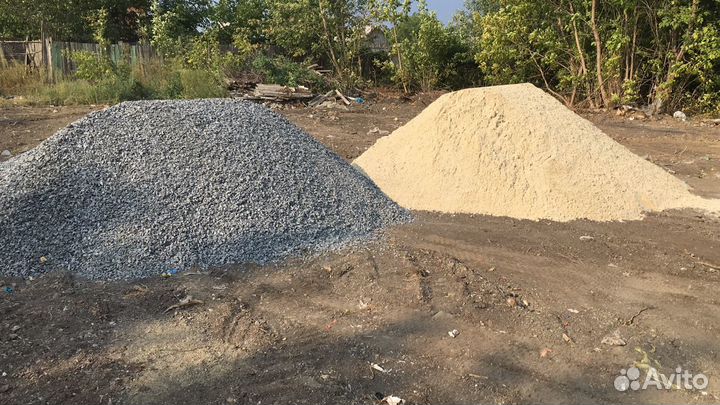 Щебень Песок Отсев Чернозем Камаз ЗИЛ г. Шахты