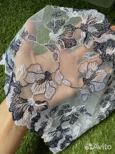 Кружево-сетка для пошива белья разных цветов