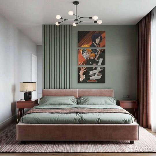 Арт на холстах, аниме Блич