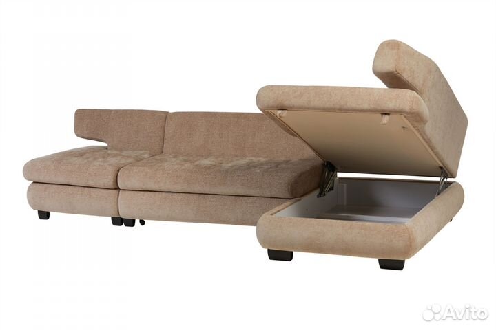 Диван угловой правый неаполь Тесс03+б/п Симметрика