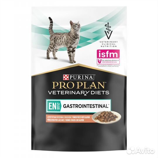Пауч для кошек Pro Plan Veterinary Diets с лососем
