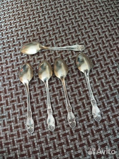 Ложки мельхиор роза кольчугино