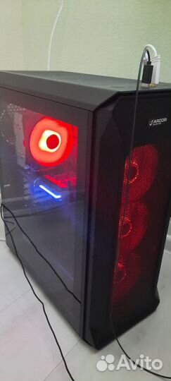 Игровой компьютер с RTX 4060, Intel Core i3 13100F