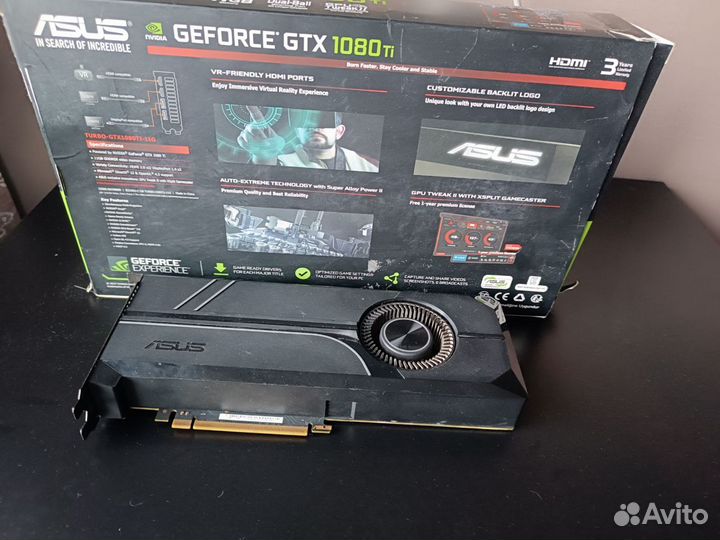 Видеокарта Asus gtx 1080TI 11gb