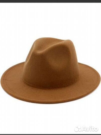 Шляпа кофейного цвета