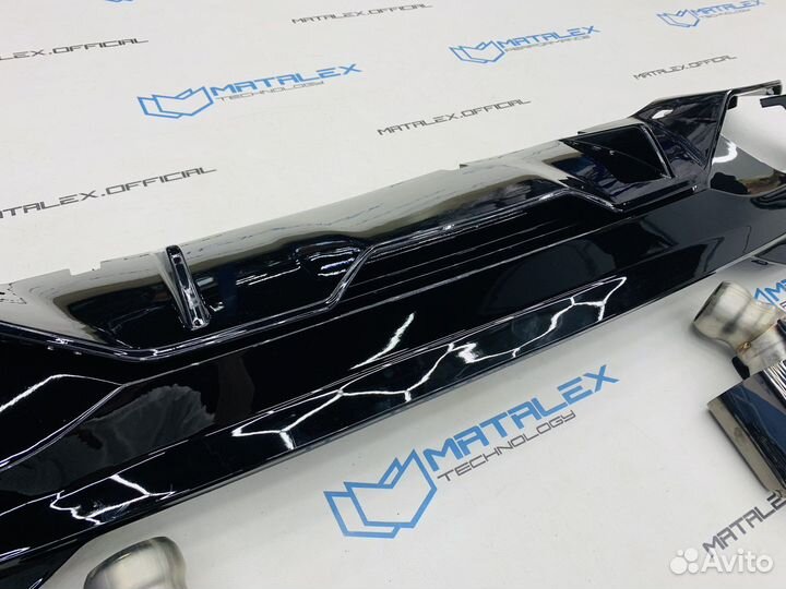 Диффузор + насадки 550i BMW G30, M Performance