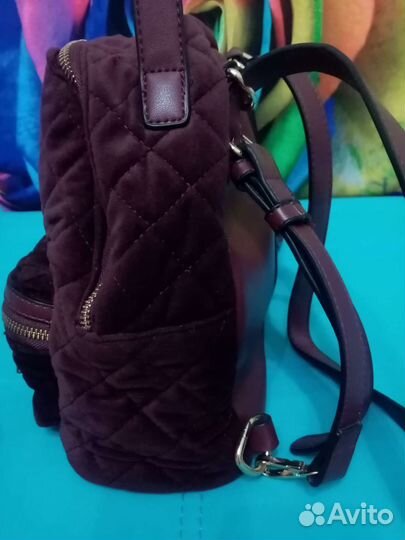 Рюкзак женский бархатный всесезон